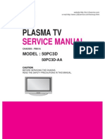 LG 50PC3D Plasma TV Service Manual