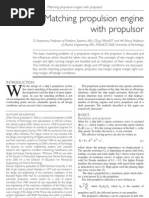 Stapersma - Matching Propulsion Engine With Propulsor