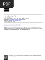 Linguistic Regionalism in India