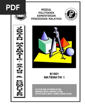 B1001 Matematik 1 Unit0 Pdf