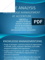 Case Analysis KM-Accenture RameshRaman 11MBA0089