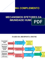 Aula 4 - Sistema Complemento Mecanismos Efetores Da Imunidade Humoral