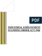 Industrial Employment Standing Order Act 1946