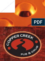 Copper Creek Menu