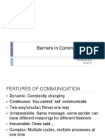 Barriers in Organizational Communication