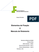 Trabalho Elma Elementos de Fixação Mancal de Rolamento