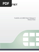 Download FortiOS v40 MR3 Patch Release 6 Release Notes by Cazacu Bogdan SN109524671 doc pdf