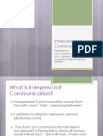 Interpersonal Communication