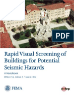 Rapid Visual Screening of Buildings For Potential Seismic Hazards