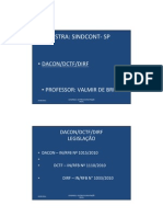 Microsoft Powerpoint - Dacon - DCTF - Dirf 2011 - Sindcont - SP