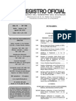 Ratificación de La Adhesión Del Ecuador A La CONVEMAR