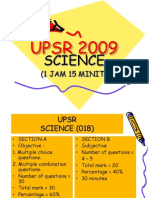 Science Upsr 2009