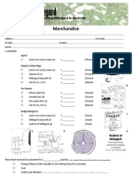 Merchandise Order Form