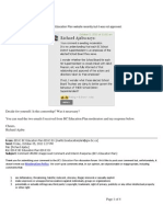 Decide For Yourself: Is This Censorship? Was It Necessary? You Can Read The Two Emails I Received From BC Education Plan Moderators and My Response Below. Cheers, Richard Ajabu