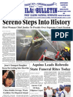Sereno Steps Into History: Aquino Leads Robredo State Funeral Rites Today