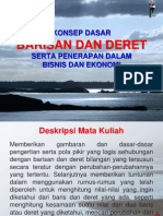 Konsep Dasar Baris Dan Deret