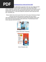 Cara Membuat Brosur Di Microsoft Word 2007