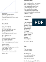 Personification Poems Reduced Size