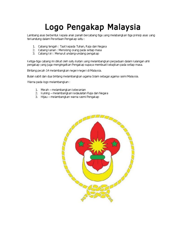 Logo Pengakap Malaysia Pdf
