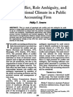 Role Stress Factors in Public Accounting Firms