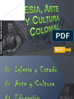 Iglesia, Arte y Cultura Colonial