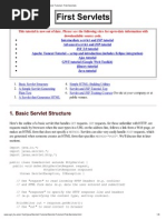 Servlet Tutorial First Servlets