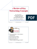 A Review of Key Networking Concepts