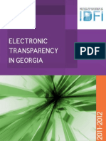 Monitoring of Web-Resources of State Authorities of Georgia 2012