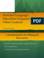 Chapter 15: Developing Enriched Language Education Programs in Other Contexts