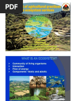 Impact of Agricultural Practices On Ecosystem Services