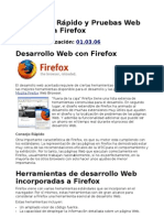Desarrollo Rápido y Pruebas Web con Mozilla Firefox