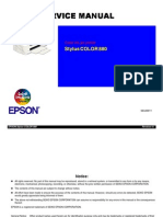 Epson SC-880 Service Manual