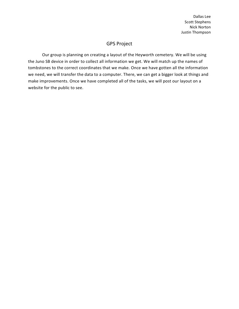 Gps Project | PDF | Sports & Recreation | Games & Activities