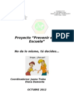 Prevenir en La Escuela