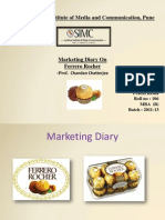 Marketing Diary - Ferraro Rocher