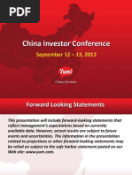 Download YUM China Conference 2012 Website by InvestorPresentation SN109626131 doc pdf