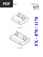 Download Epson FX-870 FX-1170 Em Portugues Service Manual by Kinder Black SN109629162 doc pdf