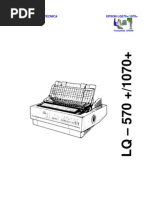 Download Epson LQ-570 LQ-1070 Em Portugues Service Manual by Kinder Black SN109629308 doc pdf