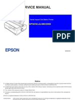 Epson LQ-590, LQ-2090 Service Manual