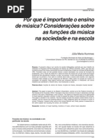Por que é Importante o Ensino de Música