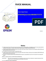 Epson SC 680, SC 685, SC 777, SC 777i Service Manual