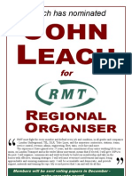 Your Branch Has Nominated John For RO Poster