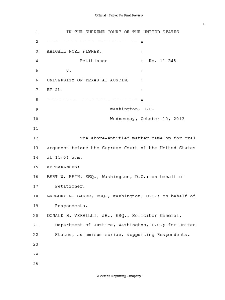 Transcript | PDF | National Supreme Courts | United States Federal Courts