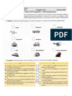 Ficha de Trabalho Transportes