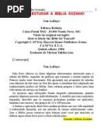 Tim LaHaye - Como Estudar a Bíblia Sozinho