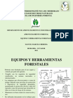 Maquinaria y Equipos en El Aprovechamiento Forestal