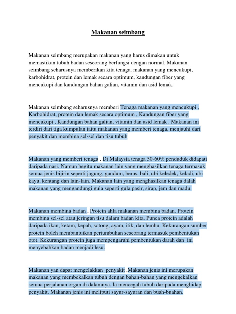 Makan Seimbang Pdf