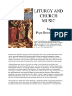 Liturgy and Church Music - Card Joseph Ratzinger, 1985