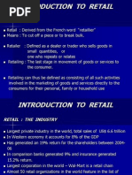 21 21 Introduction to Retail