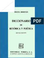 Diccionario de Retórica y Poética/helena Beristain